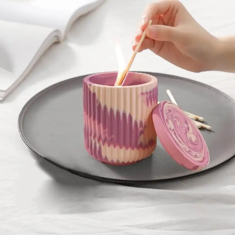 

N2UE Набор из 2 силиконовых форм, формы для цемента, формы для чашек для свечей «сделай сам», силиконовый материал для «сделай