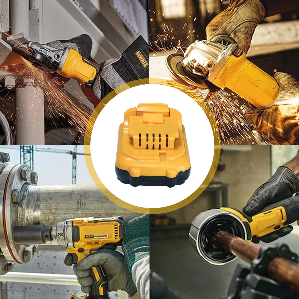 Для Dewalt, литий-ионный аккумулятор 12 В 3 Ач, DE9074, DC9071, DE9037, DE9071, DE9075, DW9071, DW9074, DC727, DW9072
