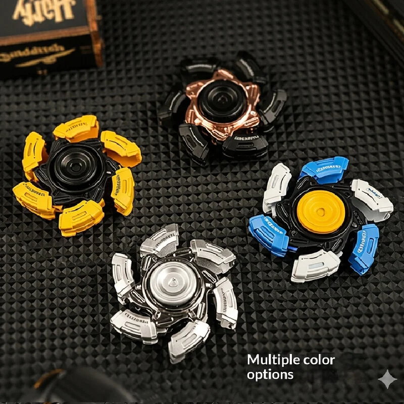 WANDERERS ฟิดเจ็ตสปินเนอร์โลหะแบบพับได้ DIY ของเล่นคลายเครียดสำหรับผู้ใหญ่และเด็ก ของเล่นแฟชั่น EDC