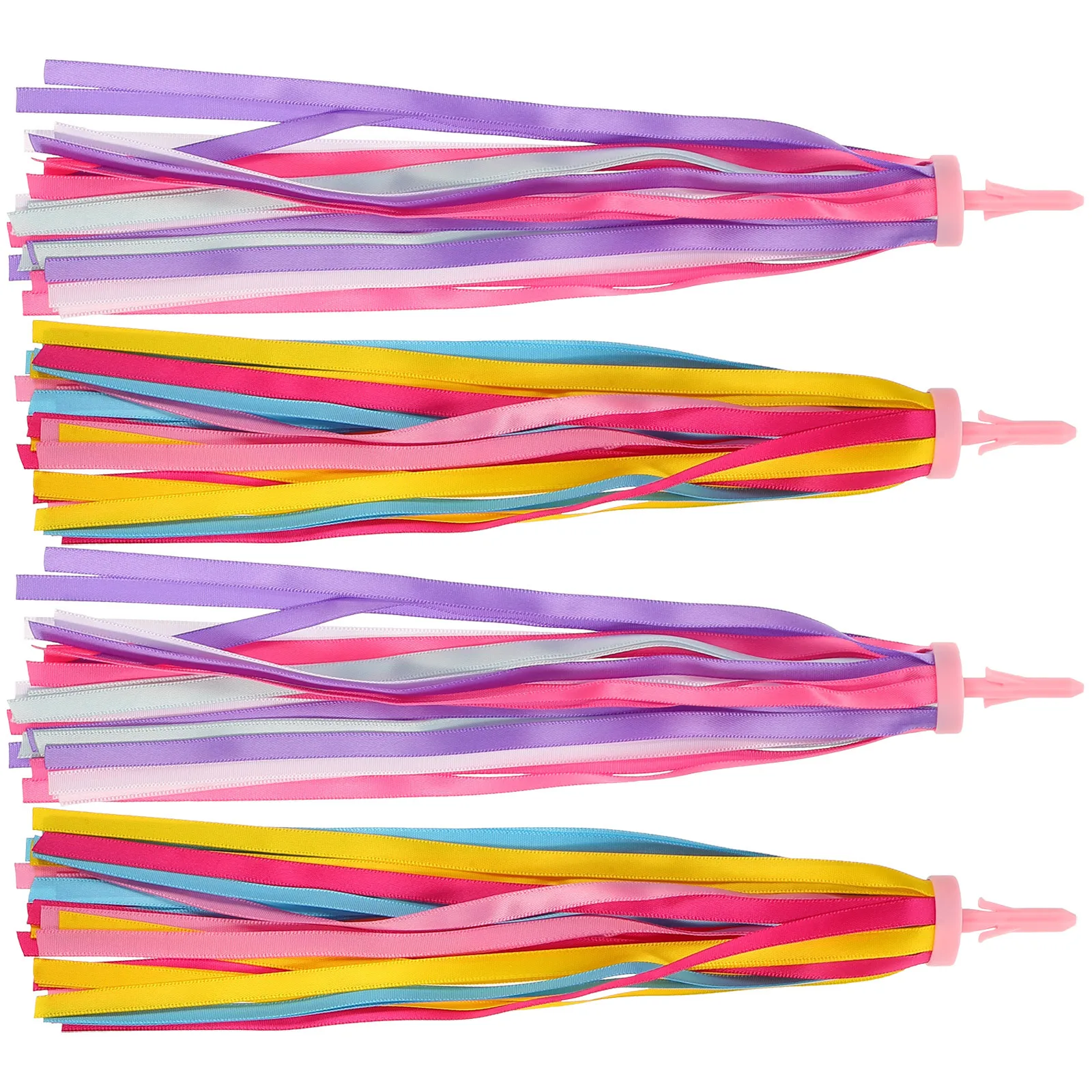 2Pairs Flowing Tassels Bike Handlebar Ribbons for 's Bicycle Decoration Accessories Sparkly Tassels for