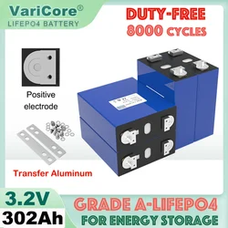 VariCore 3.2V 302Ah Lifepo4 Battery Lithium Iron Phosphate DIY 4s 12v 24v Energy Storage Solar RV Campers Cell Grade A Tax Free