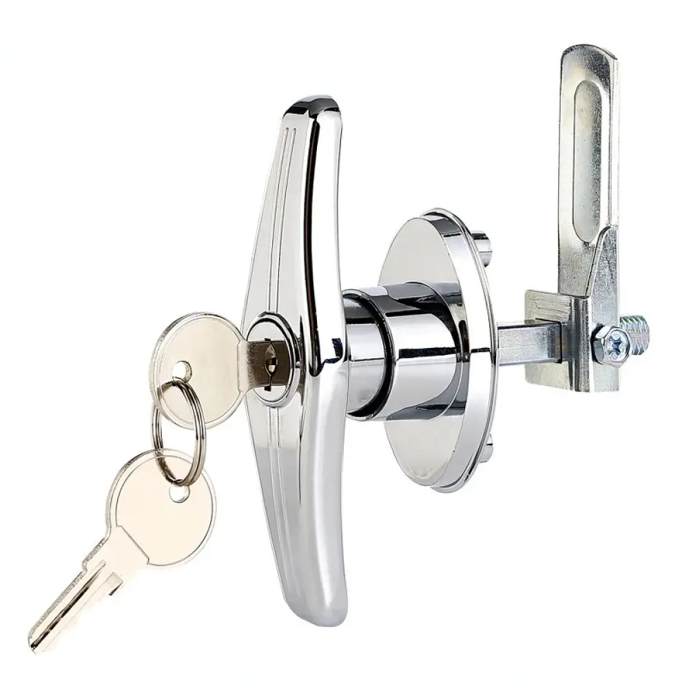 Heavy Duty T Handle Lock For Biao Pai RV Trailer Truck Canopy Door Hardware Storage Cabinet Replacement Latch Keyed