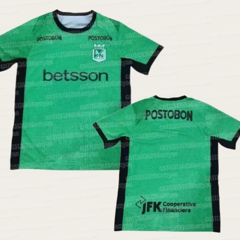 Atletico Nacional Medellin 2026 Drittes Trikot T-Shirt 2026 Sommer Herren Sport T-Shirt Atmungsaktives Schnelltrocknendes Trikot Familien-Set – Detail 5