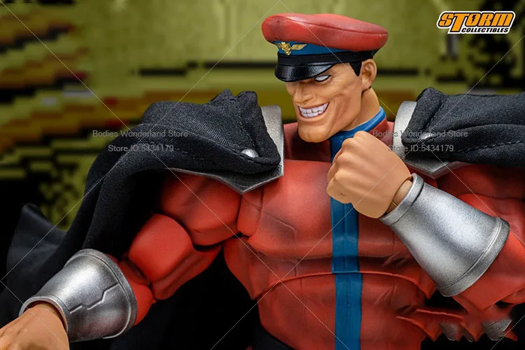 In Stock STORM TOYS 1/12 Scale Male Soldier Boxing Champion M·Bison Japanese Fighting Games 6Inch Action Figure Doll Collection
