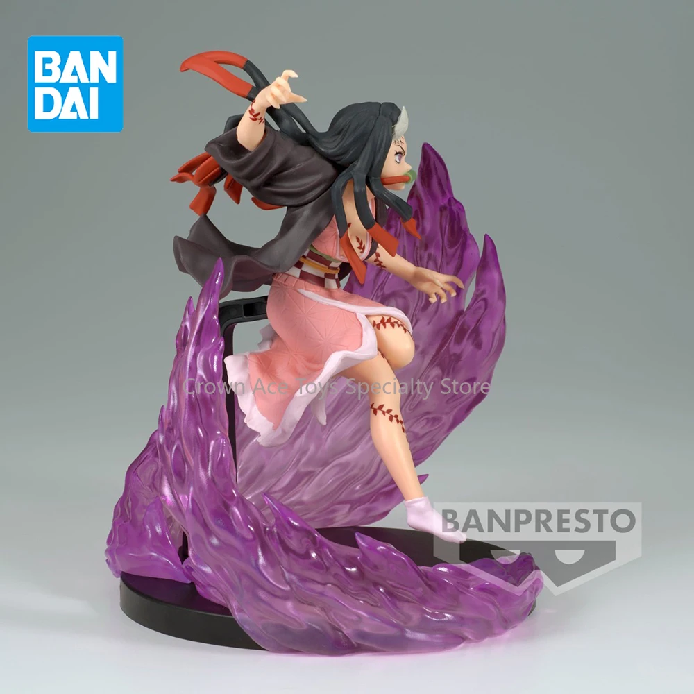 Bandai Banpresto Vibration Stars Plus Demon Slayer: Kimetsu no Yaiba Nezuko Kamado 130mm Anime Action Figure Collectible Toys