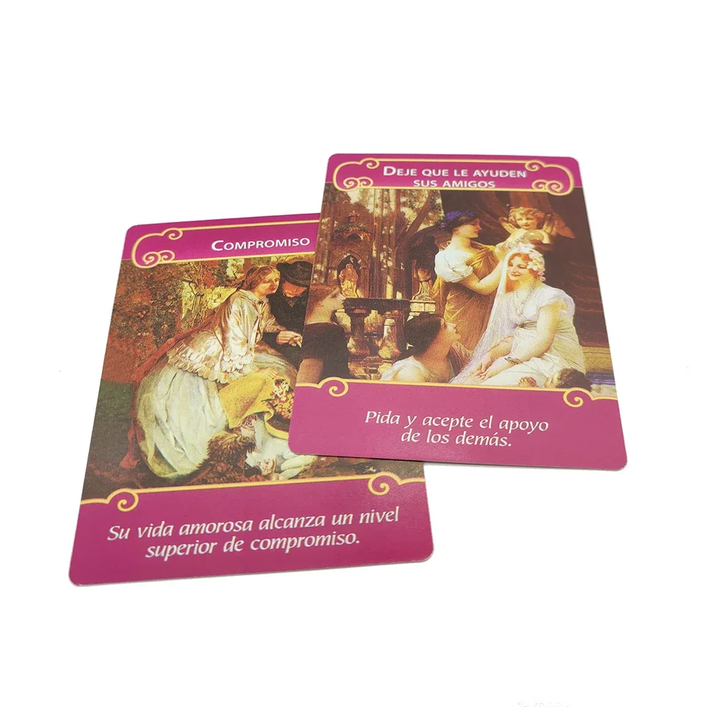 NEW In Spanish The Romance Angels Tarot Oracle Cards Deck|The 44 Romance Angel Oracle Cards by Doreen Virtue