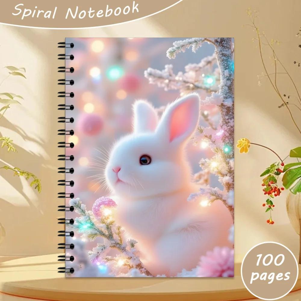 New Popular Cross-border 100 Pages A5 Glitter Light Shadow Spiral Notebook, Sketchbook, Diary & Notepad