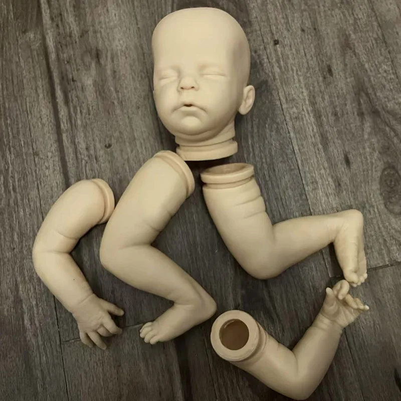 Unfinished Unpainted DIY Reborn Doll Kit Alix  21inch DIY Doll Parts with Cloth Body