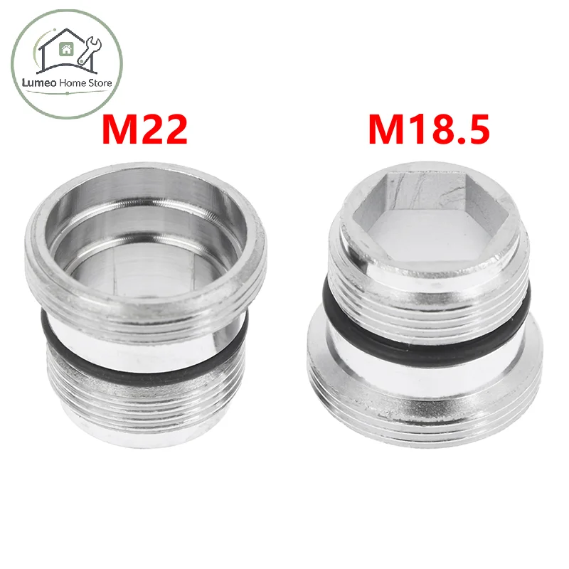 2/4Pcs M18.5 To M22 Connectors Kitchen Bubbler Water Purifier Adapter Faucet Extend Length Accessories Parts