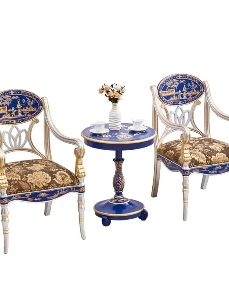 Couch Armchair Palace Painted Furniture Conference Chair Computer Chair round Table round Tea Table
