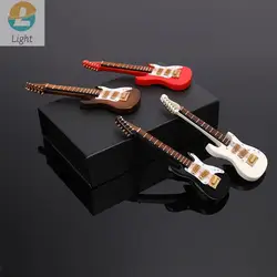Mini Electric Guitar Model Decoration Musical Instruments with Case and Stand