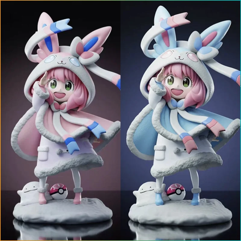 

19cm Anya Cos Anime Figure Kawaii Ornament Model Statues Collection Kit Children'S Toy Gifts