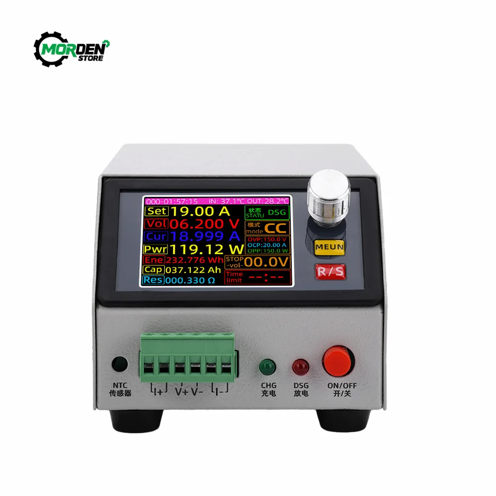 Imagem -04 - Cnc dc Battery Load Resistance Tester para Eletricista Tool 12v 2.4 20a 150w