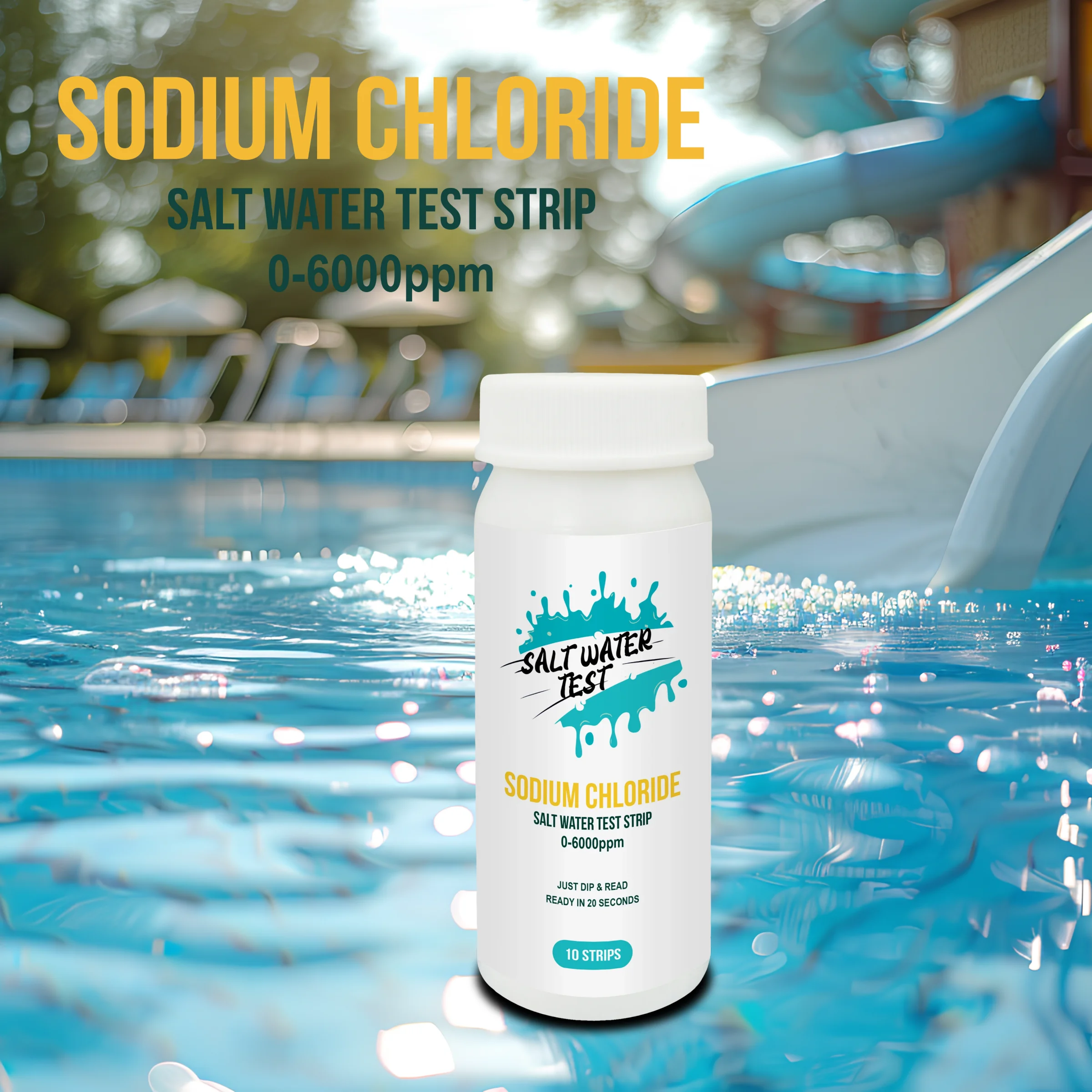 

Wholesale Price Water Testing Paper for Detecting Salt Content in Water for Pools Water Quality Testing Kit