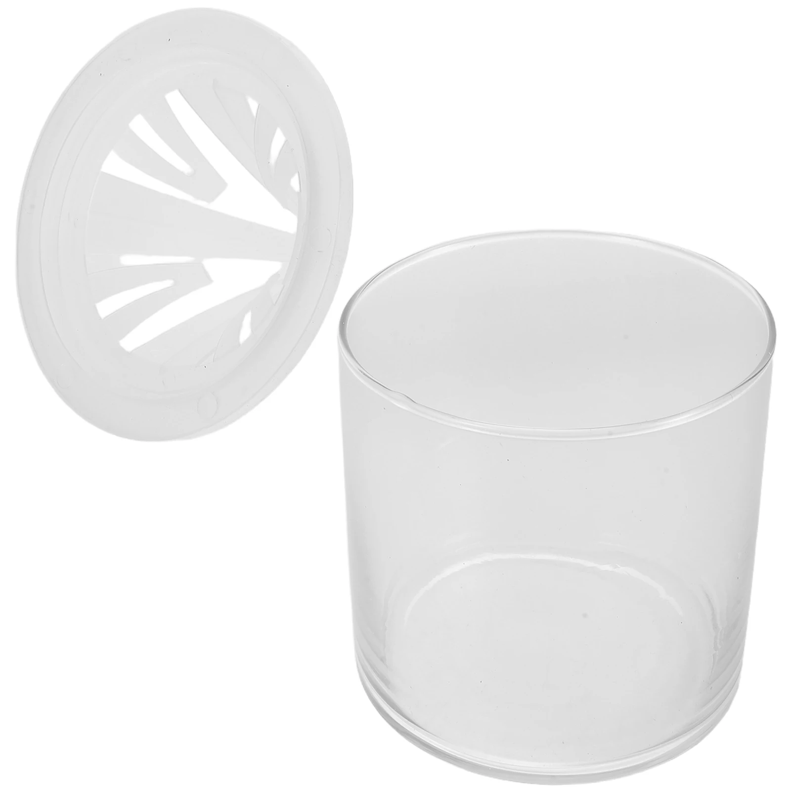 

Hydroponic Vase Glass Planter Clear Flower Vase for Bulbs Cuttings Vegetable Seedlings Air Water Flow Indoor Gardens