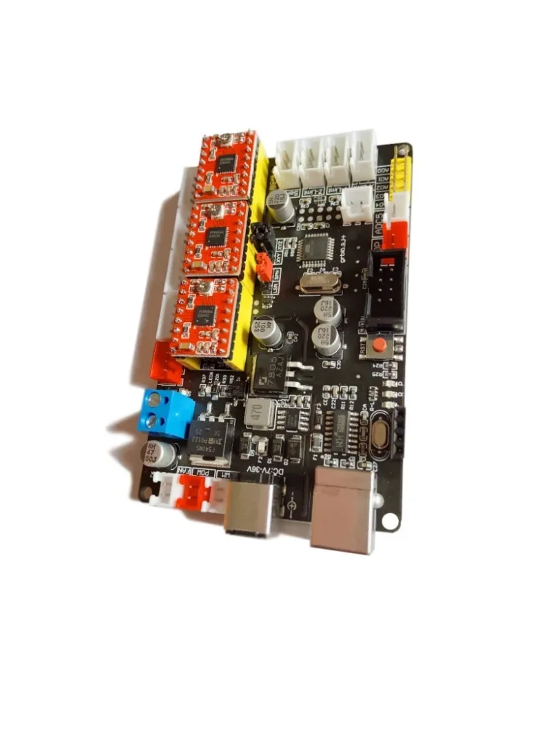 Laser Engraving Machine Control Board Offline Handwheel 3018 2418 CNC USB Four Axes 4 Axes