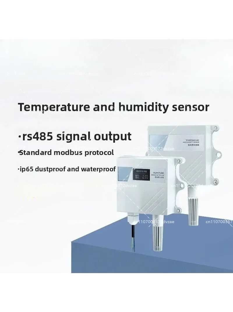 Industrial Grade Temperature And Humidity Sensor RS485 for Agricultural Greenhouse High Precision Digital Display Thermometer