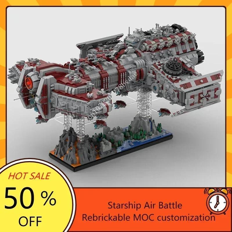 11262PCS MOC Custom Puzzle Battlecruiser Starfighter Spaceship Model Collection DIY Children Toy Birthday Gifts