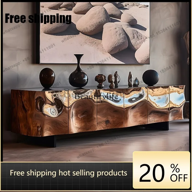 Factory Direct Original Design Art Aesthetic TV Cabinet Postmodern Italian High-end Furniture International Pavilion