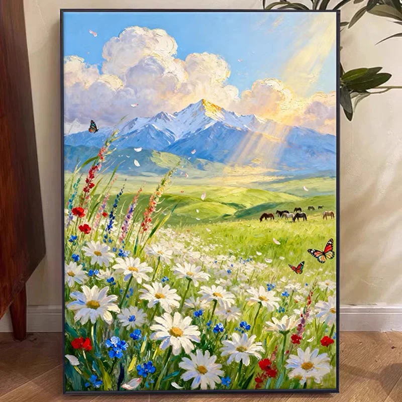 

Healing Landscape Diamond Painting DIY Handcraft Shiny Rhinestone Sticker Adhesive Artwork Modern Minimalist Home Decor