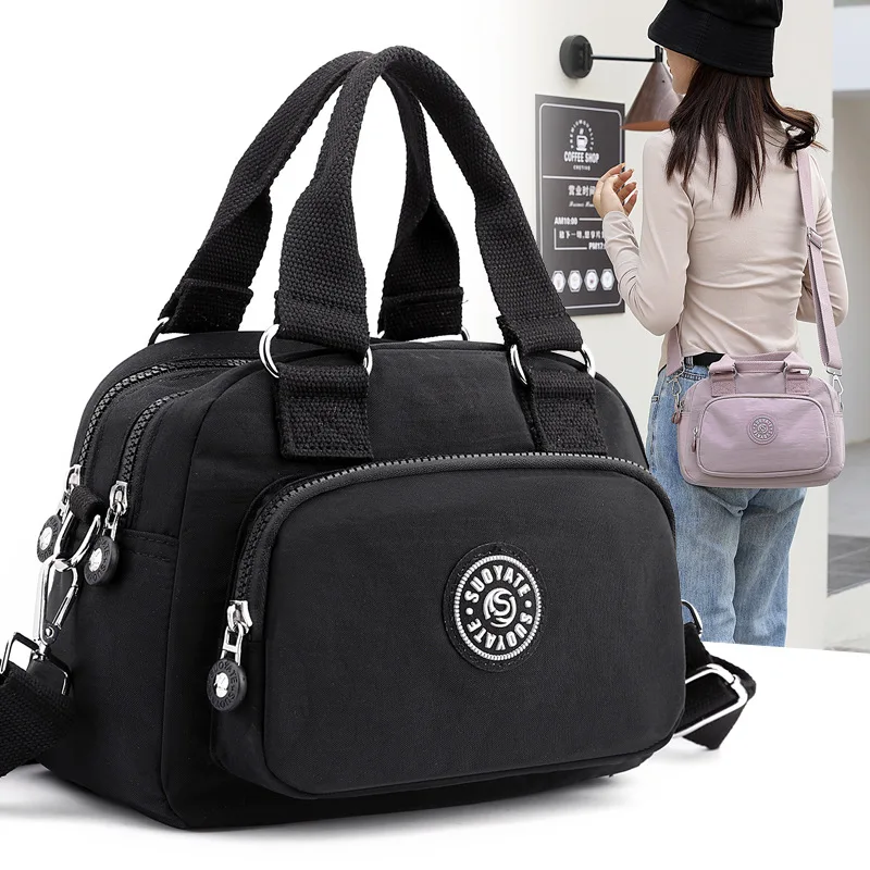 Women Handbags 2024 New Crossbody Tote Bags Multi-function Messenger Bags Female Waterproof Nylon Travel Shoulder Bags