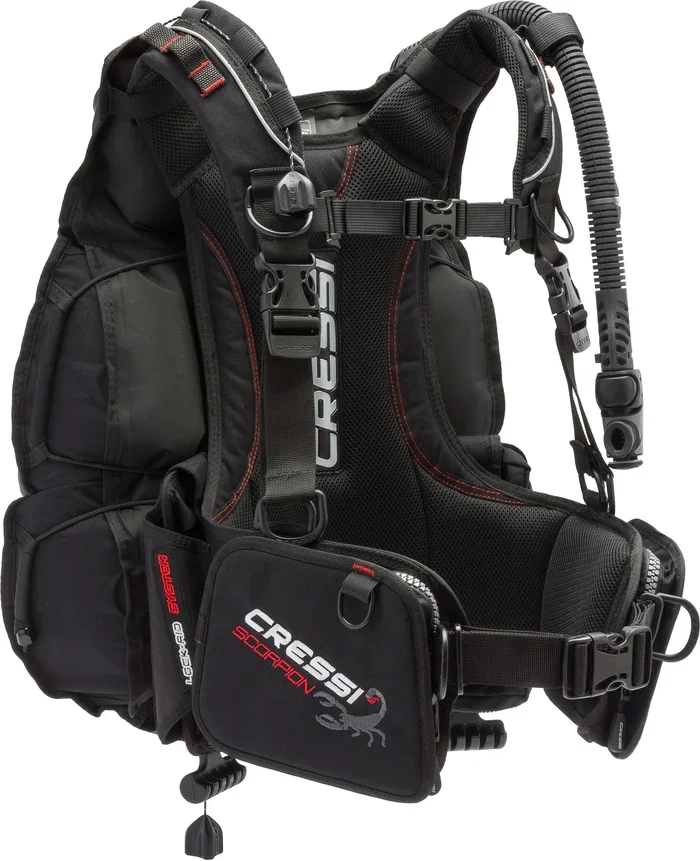 

CRESSI Scorpion B.C.D. Anatomical back inflation Diving BCD