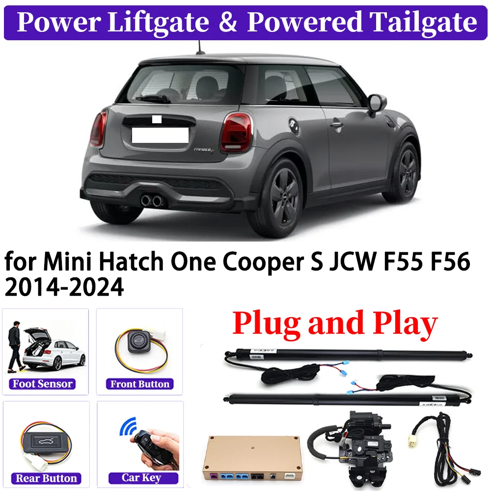 for Mini Hatch One Cooper S JCW F55 F56 2014-2024 Upgrade Car Automatic Power Liftgate Kit Smart Auto Electric Tailgate System