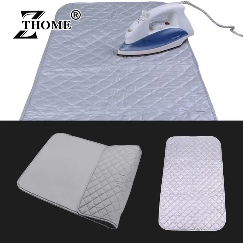 Table Top Ironing Mat Laundry Pad Portable Travel Clothes Protector Board Press Heat Blanket Iron Board Alternative Cover