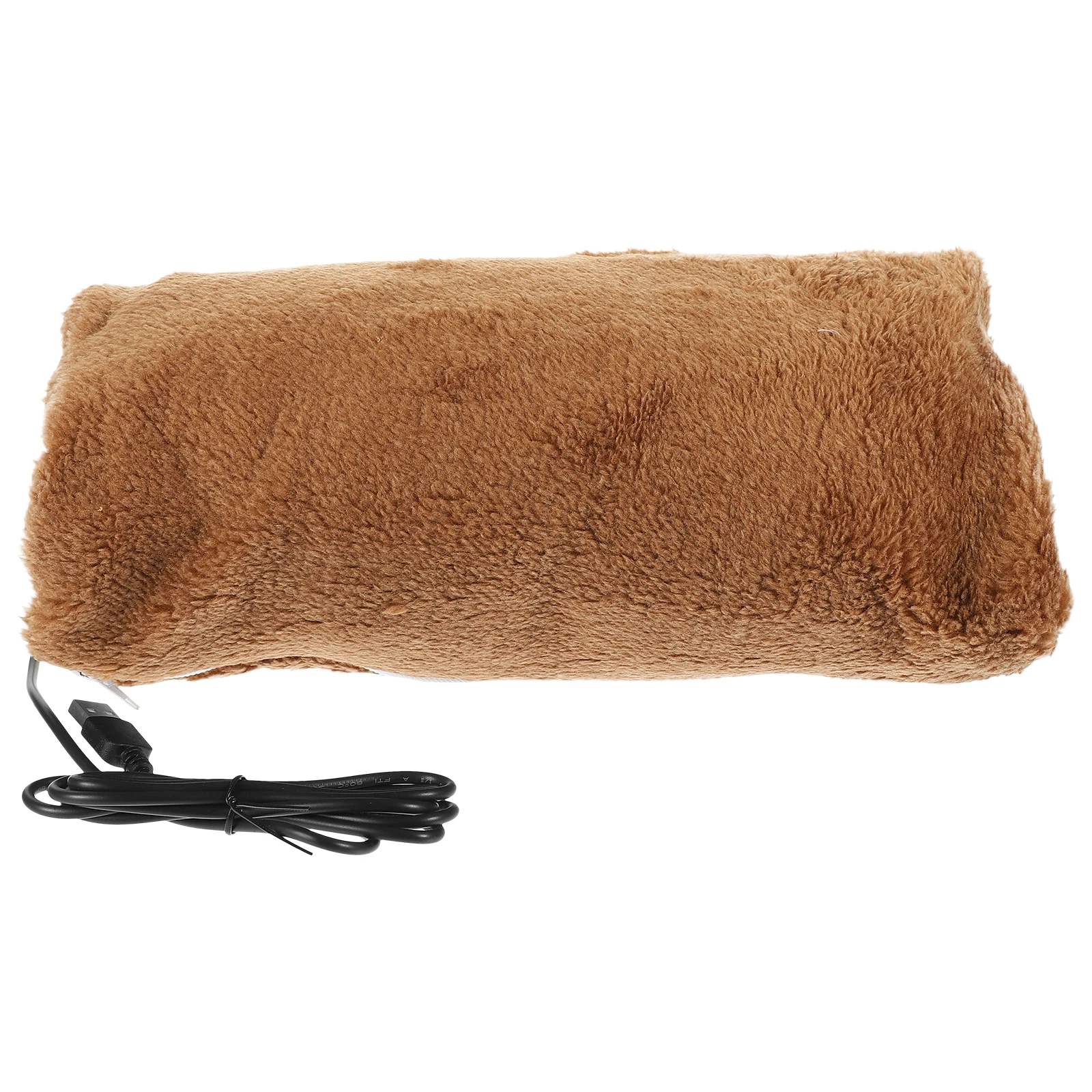 

1pc USB Hand Warmer Warm Hands Treasure Hot Pad Self Heating Gloves Charging Brown Random Zip Size Portable Winter Camping