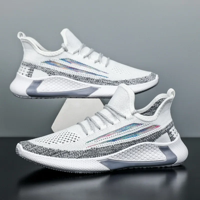 Breathable Men\'s Sneakers Fashion Running Casual Shoes for Men Jogging Trainers Platform Lace Up Male Sneaker Zapatos De Hombre