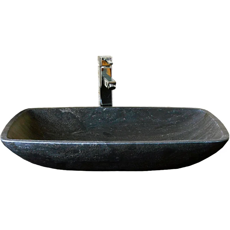 

Antique stone art basin stone table basin balcony hand washing basin plate retro