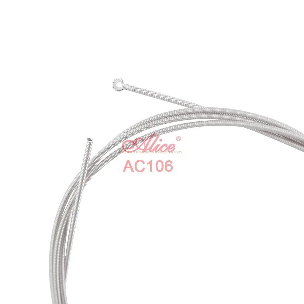 Alice A106 Classic Clear Nylon Strings Hard Tension Nylon Core Silver Plated Copper Winding Guitar Accessories Free Shipping