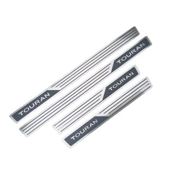 For Volkswagen Touran 2005-2006 2007 2008 2009-2012-2015 Stainless Steel Door Sill Scuff Plate Welcome pedal Car Accessories