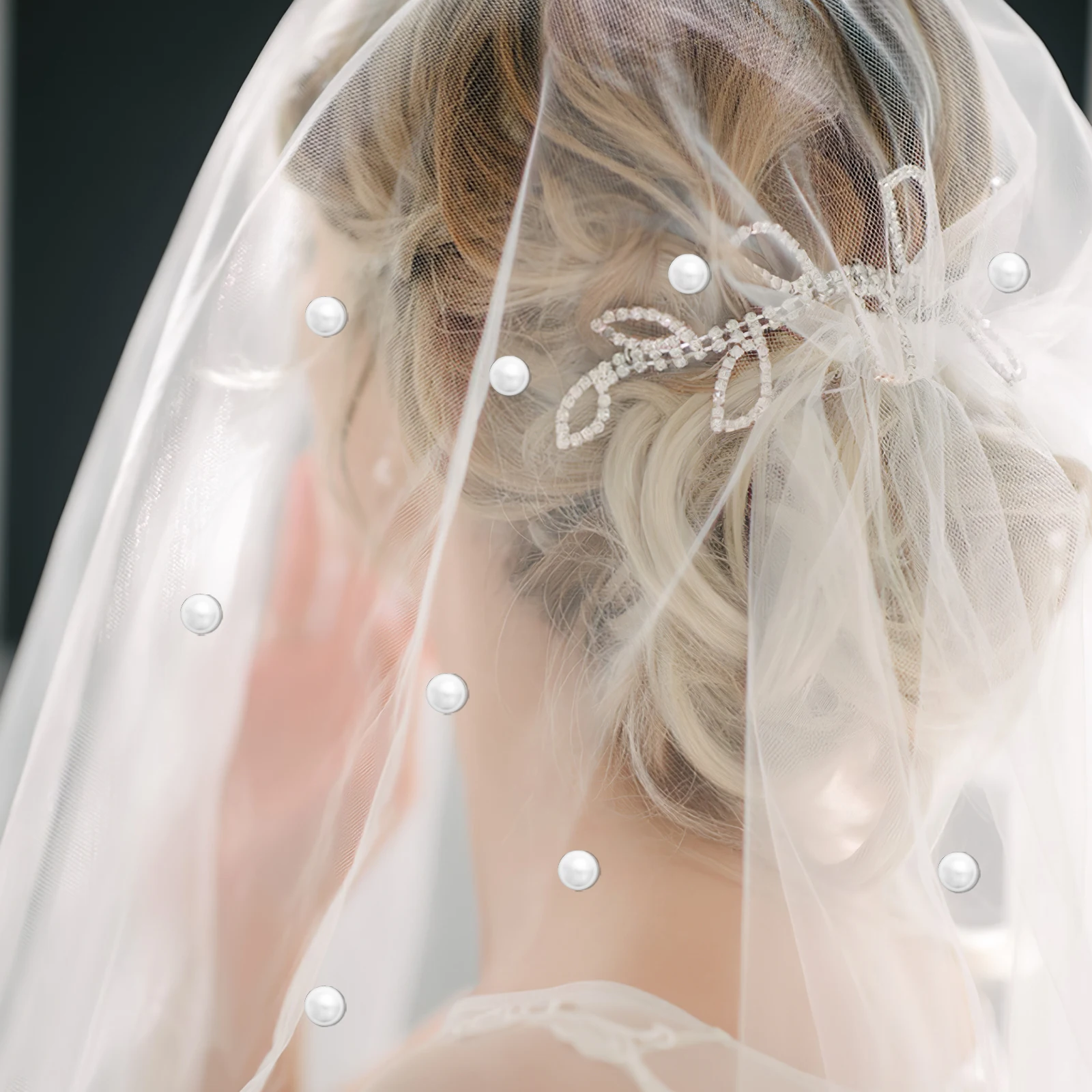 

Pearl Magnetic Veil Clips Wedding Bridal Hijab Scarf Dress Hat Scarves Clothing Windproof Pins Buckles Magnets
