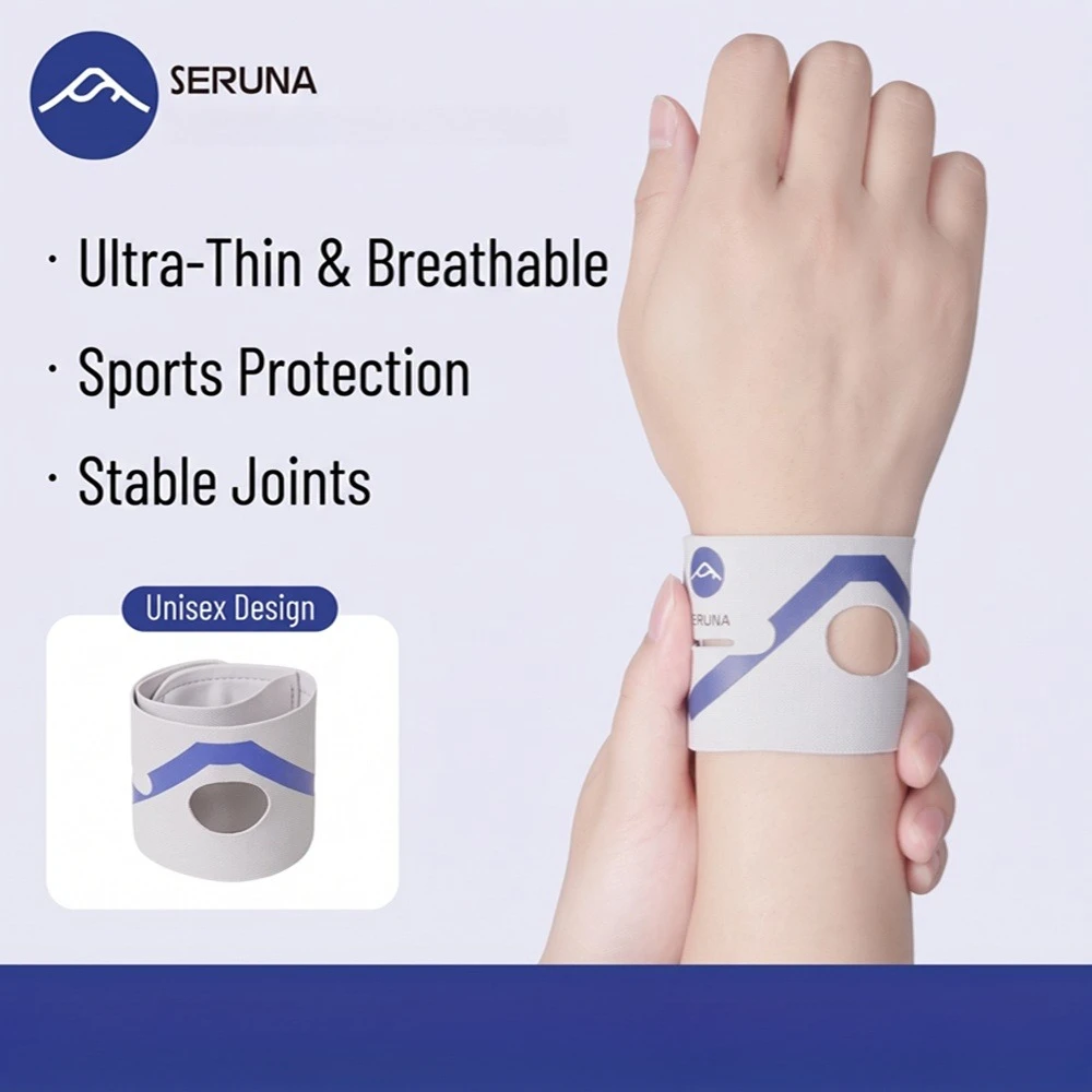 Seruna Unisex Wrist Support Lightweight Breathable Wristband ForInjury Relief Wrist Sprain Joint Support Sports Training