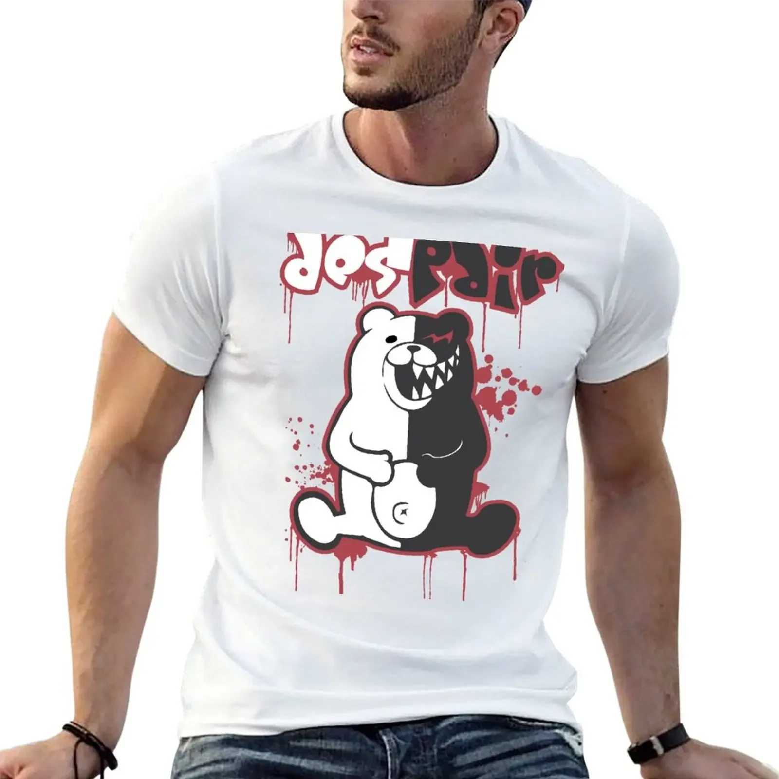 Danganronpa: Monokuma - Despair T-Shirt quick-drying new edition custom t shirt plus sizes anime shirts men