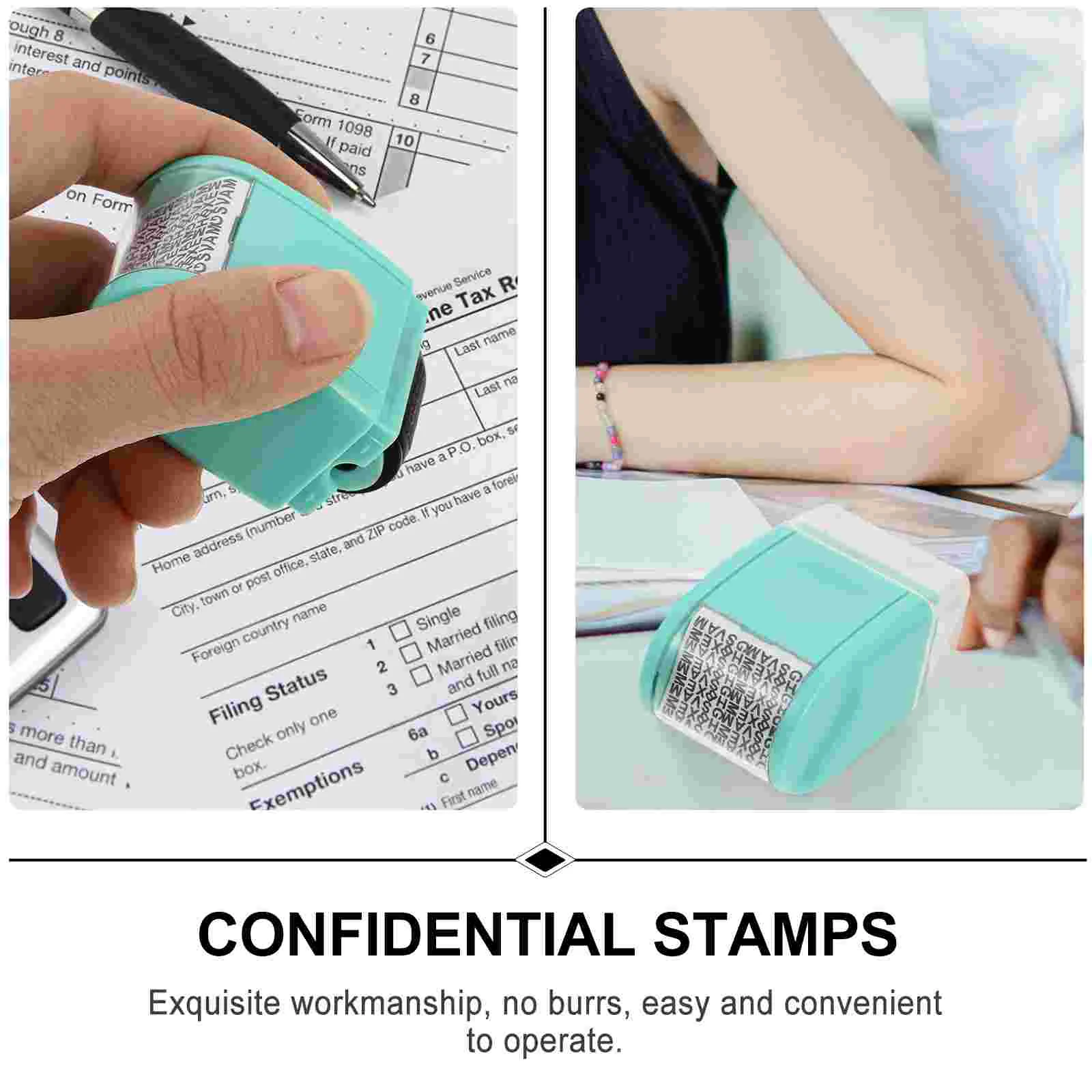 Confidentiality Seal Identity Guard Stamp Privacy Protection Stamps Seals Postage Security Hand-held Garbled