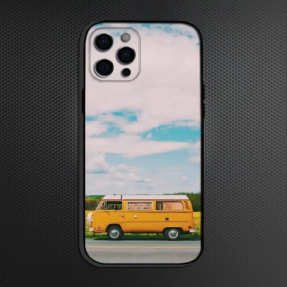 حافظة هاتف السيارة للسفر لهاتف آيفون 16,15,14,13,12,11 بلس، برو ماكس، أخرى غطاء أسود ناعم #6