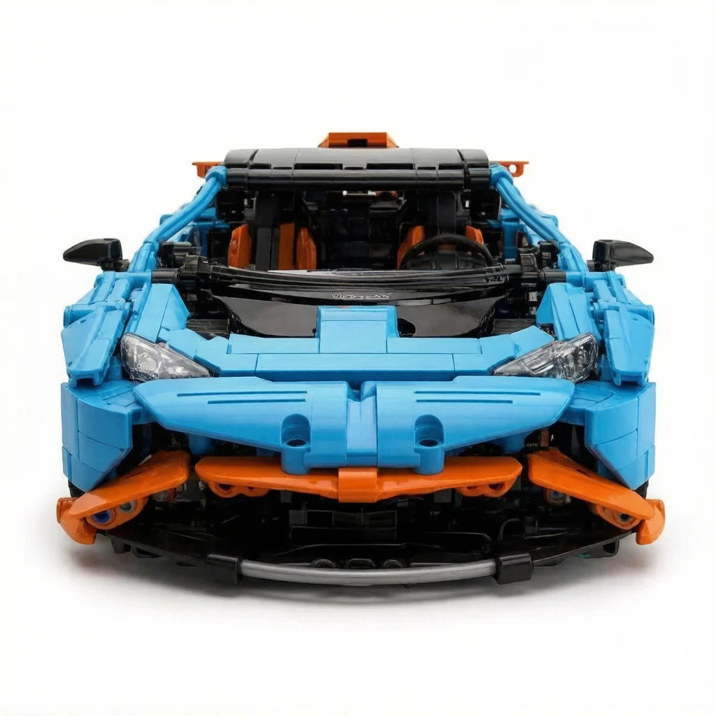 

1:12 Scale Italy Bull Super Sport Car Building Block Huracan Evo 2.4Ghz Remote Control Vehicle Brick Technical Supercar RC Toys