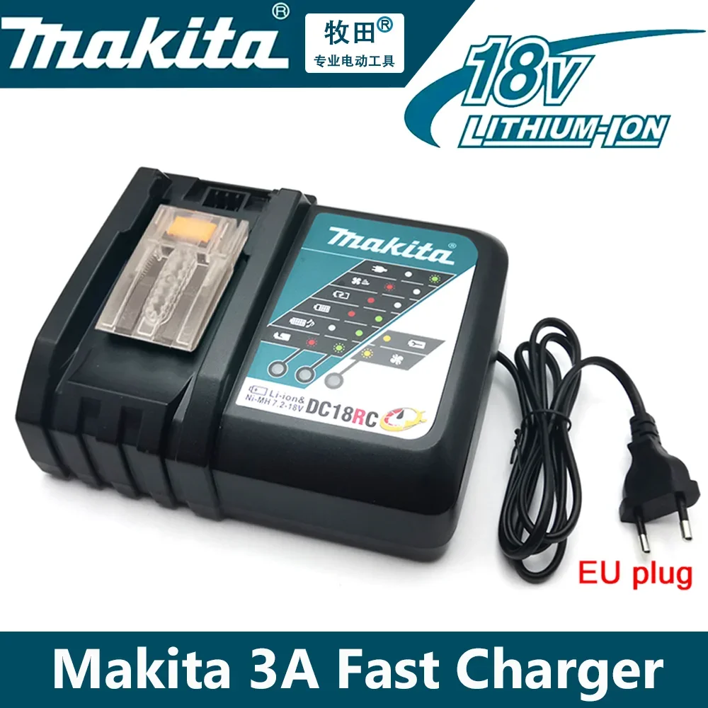 The original Makita 5000mAh/6000mAh 18V battery is suitable for Makita DTD173 DRT52 DDF489 DHP489 DJV185 DUC357 18V power tools