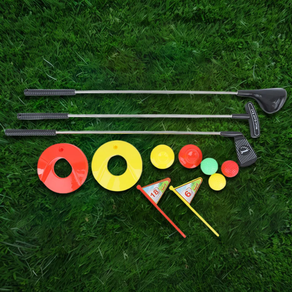 Mini Golf Club Set Plastic Kids Golf Clubs Early Educational Golf Set Toy for Children Gifts for 3 4 5 6 Year Old Boys Girls