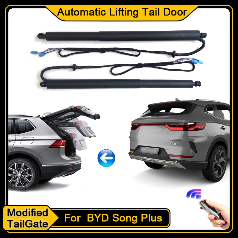 For BYD Song Plus 2020~2024 Car Electric Tailgate Tail Gate Strut Vehicle Power Rear Door Lift System Kit for Trunk