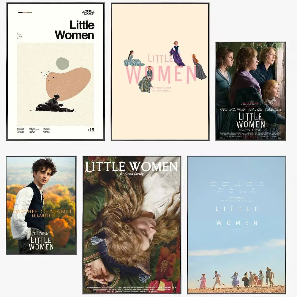 TV Reying Movie L-Little Women Poster Waterproof HD Art Wall Decal Self-Adhesive Print. Aesthetic Home Room Decor for Living Roo