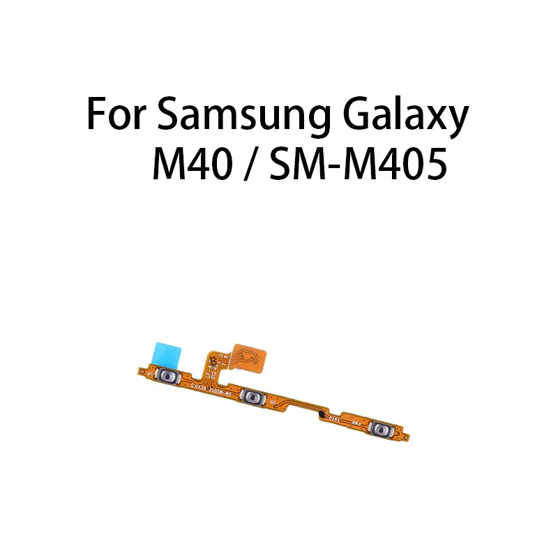 Power ON OFF Mute Switch Control Key Volume Button Flex Cable For Samsung Galaxy M40 / SM-M405