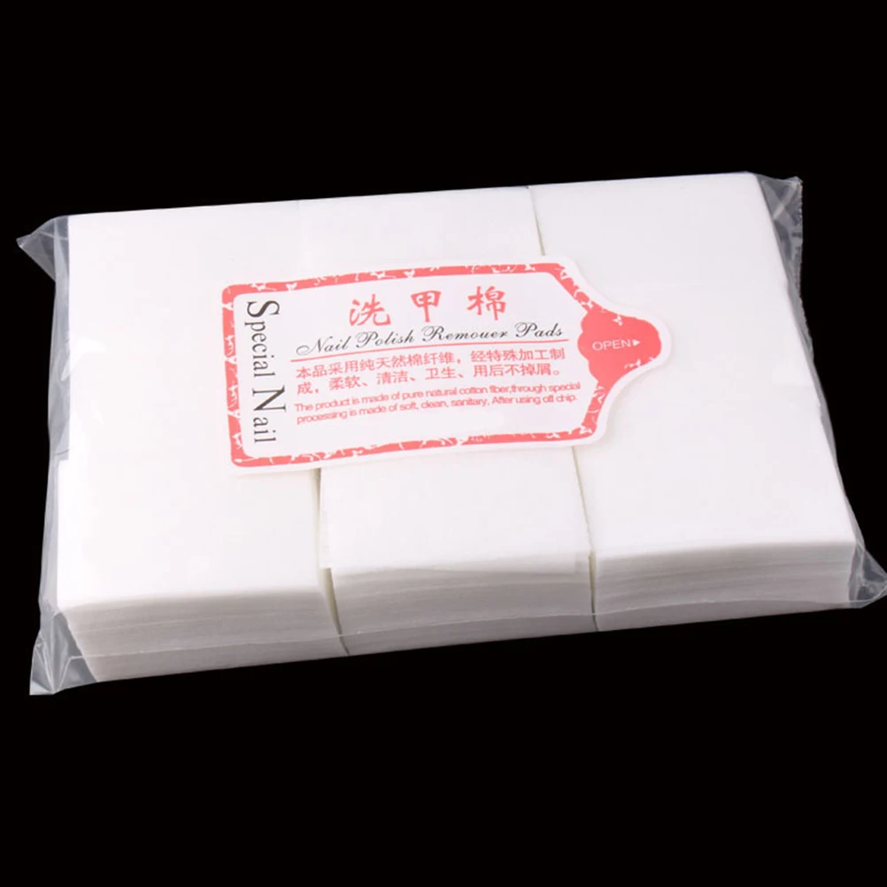 3000 Stück Premium-Nagellackentferner-Pads, starke, weiche Einweg-Harttücher für Gel-Nagelkunst-Entfernung, Salon- und Heim-Maniküre-Pflege