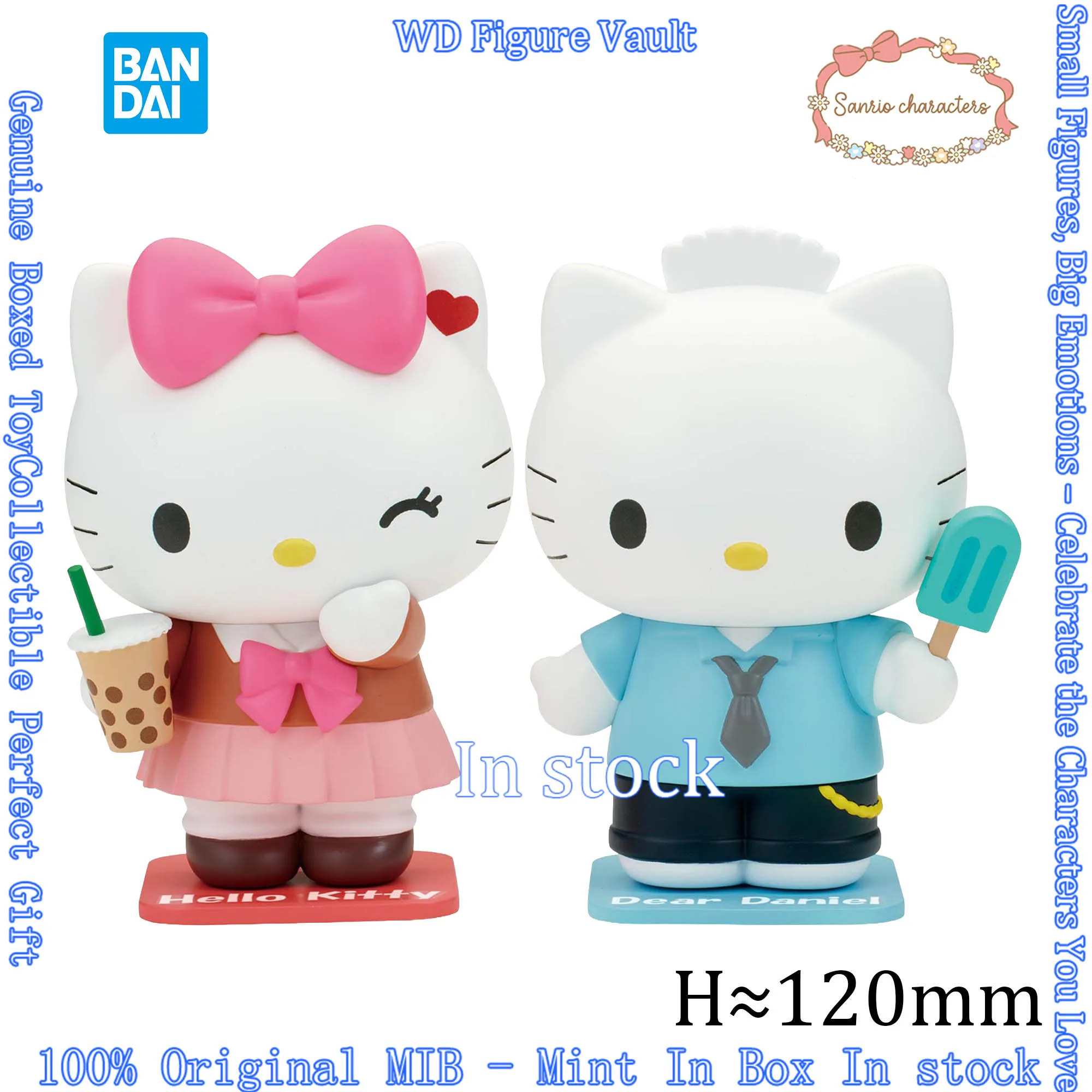 

Instock Bandai Sanrio Characters Cosplay Figure Collection~Hello Kitty and Dear Daniel~Figures Anime Model Genuine BoxedToy Gift