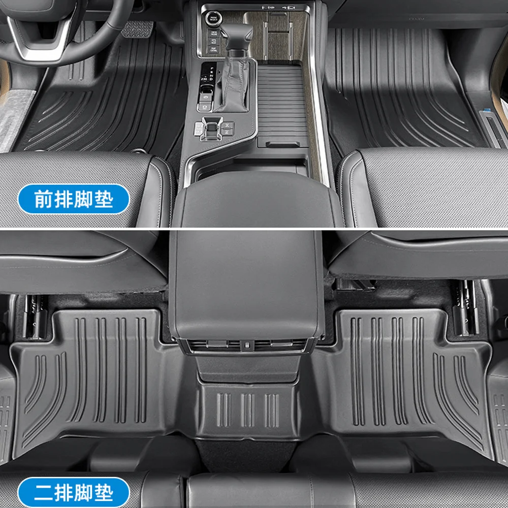 

Floor Mats Cargo Liner for Toyota Land Cruiser Prado 250 J250 LC250 for 5 Seat TPE All Weather Floor Liners Trunk Mat 2024 2025