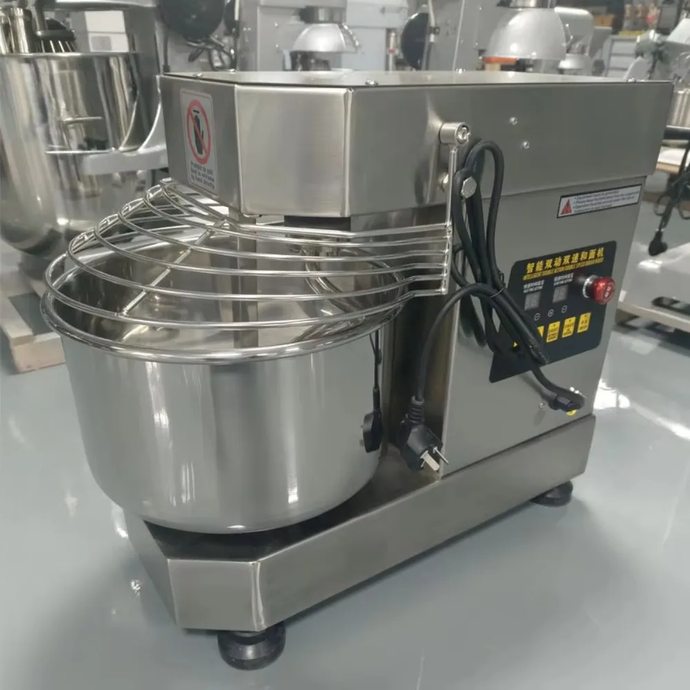 10-Liter Industrial Commercial Dough Mixer Machine Spiral Dough Mixer for Wheat Flour Corn