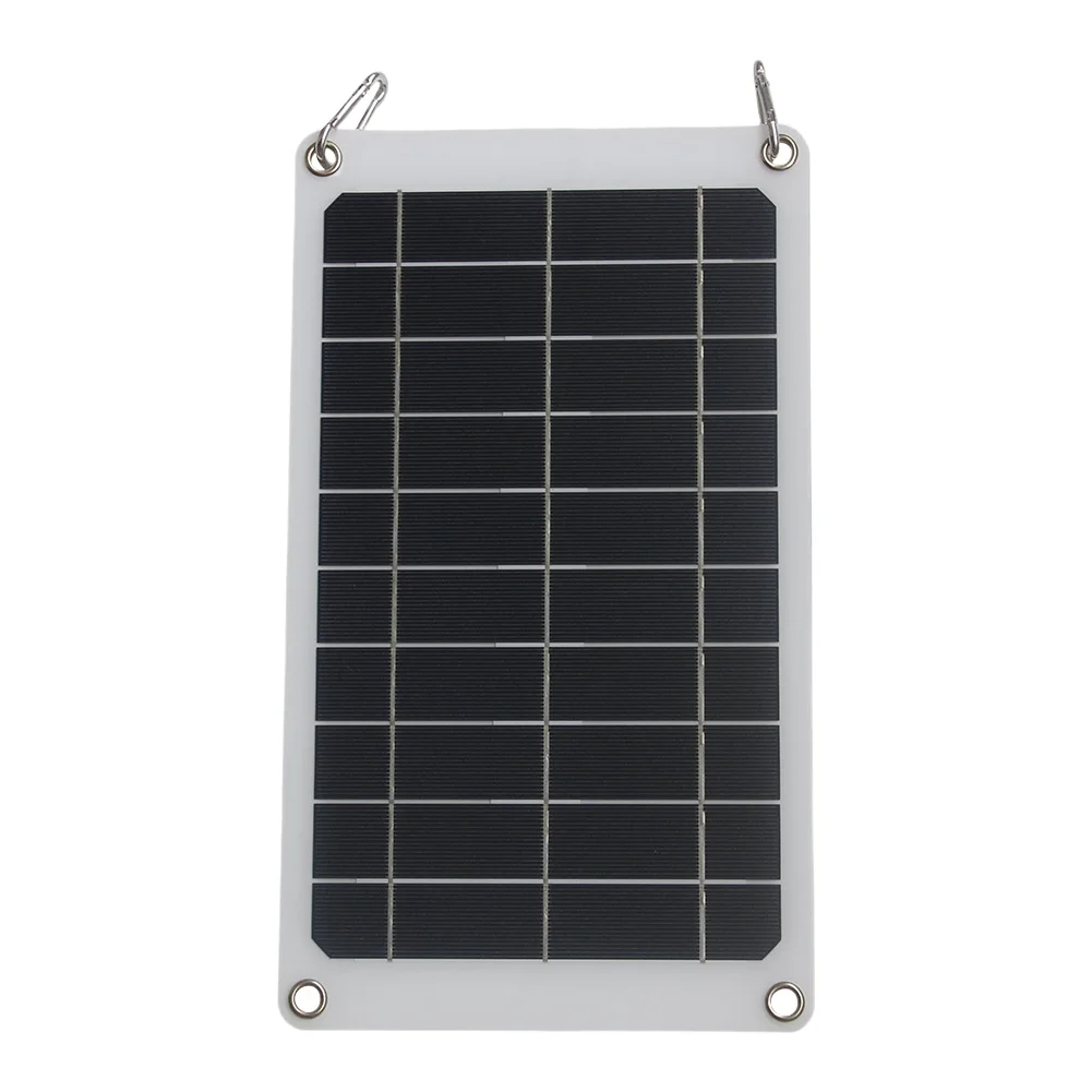 Portable for solar Panel Charger 10W 5V with USB Output for Mobile Devices Designed for Outdoor Camping and Hiking