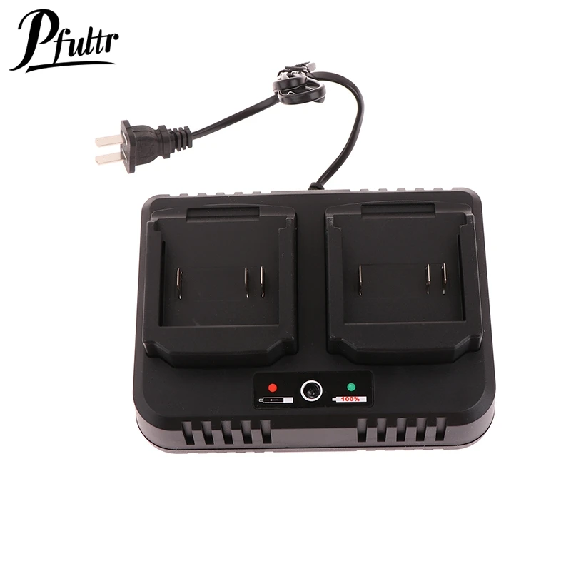 Two-seater Battery Charger 2.0A Replacement For 18V 21V Li-ion BL1415 BL1420 BL1815 BL1830 BL1840 BL1860 Electric Drill Grinder